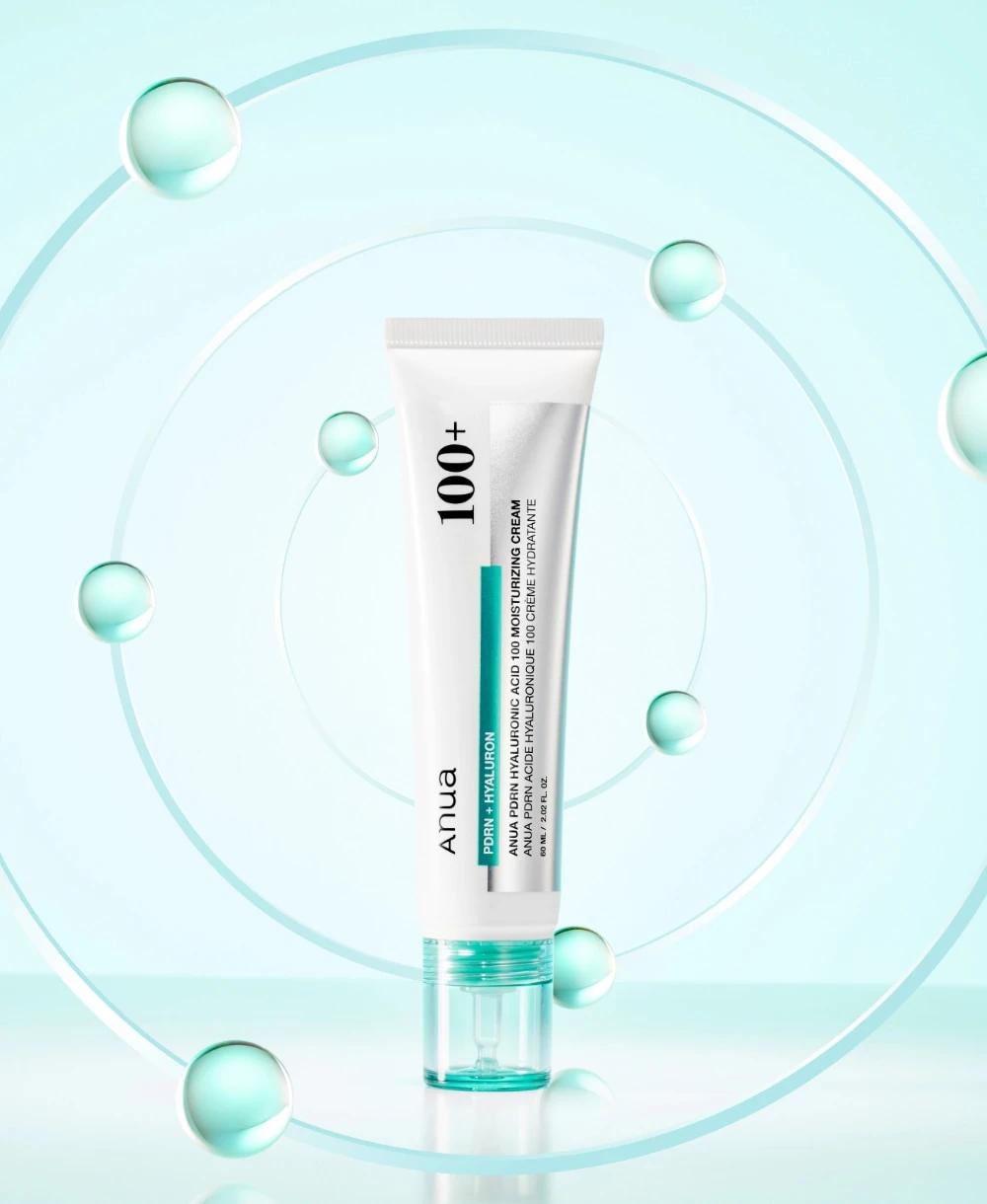Anua PDRN Hyaluronic Acid 100 Moisture Cream, 60ml - Image 2