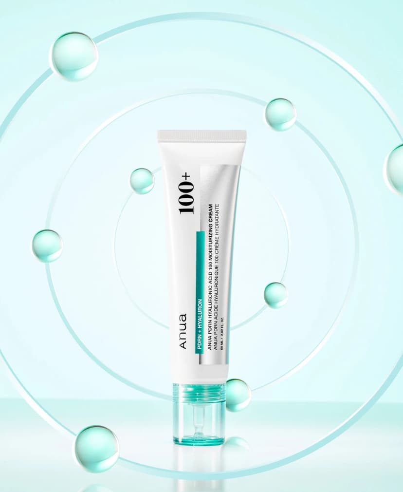 Anua PDRN Hyaluronic Acid 100 Moisture Cream, 60ml - Image 2