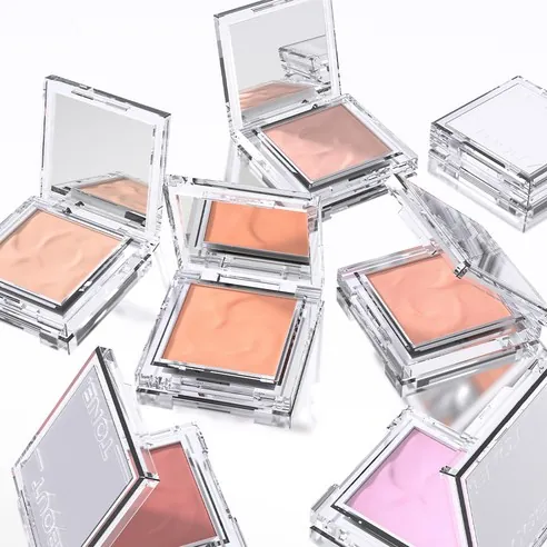 Fluffy Wear Blusher, 09 Dollish Milky Coral, 1pack - Image 2